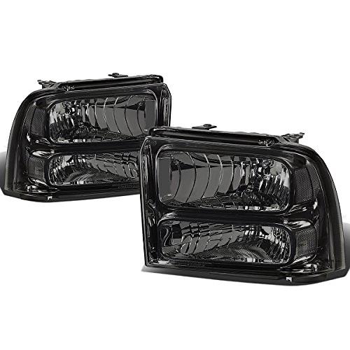 05-07 super duty f250 f350 f450 f550 Smoke Lens Headlights Replacement For