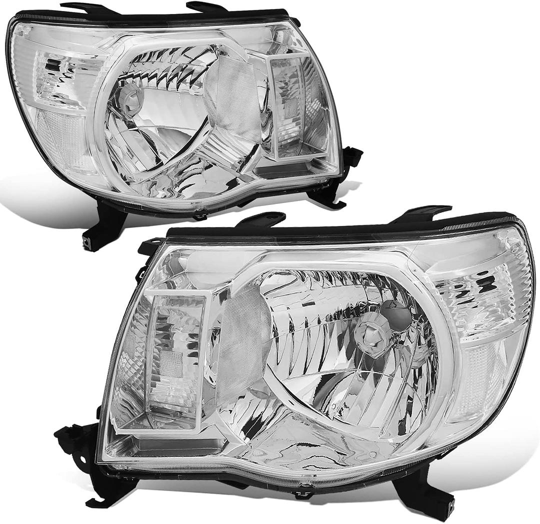 2005 to 2011 Toyota Tacoma Chrome Headlights Luces Micas Calaveras faros Focos Luz Light