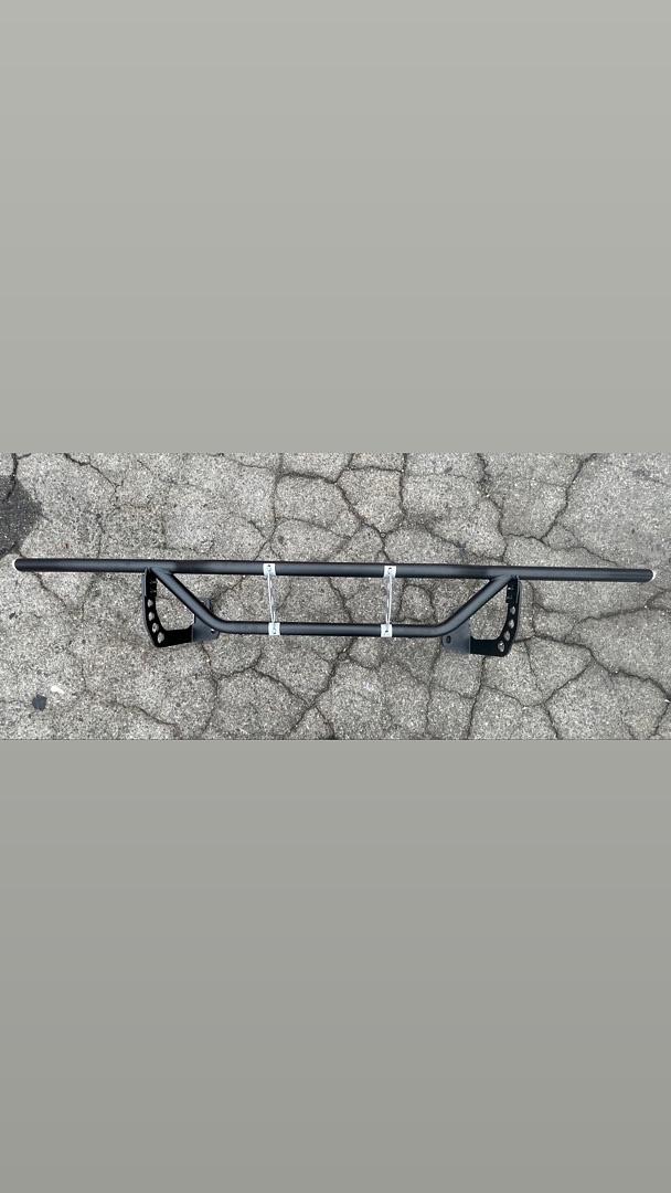 04-14 ford f-150 rear bumper guard black with silver