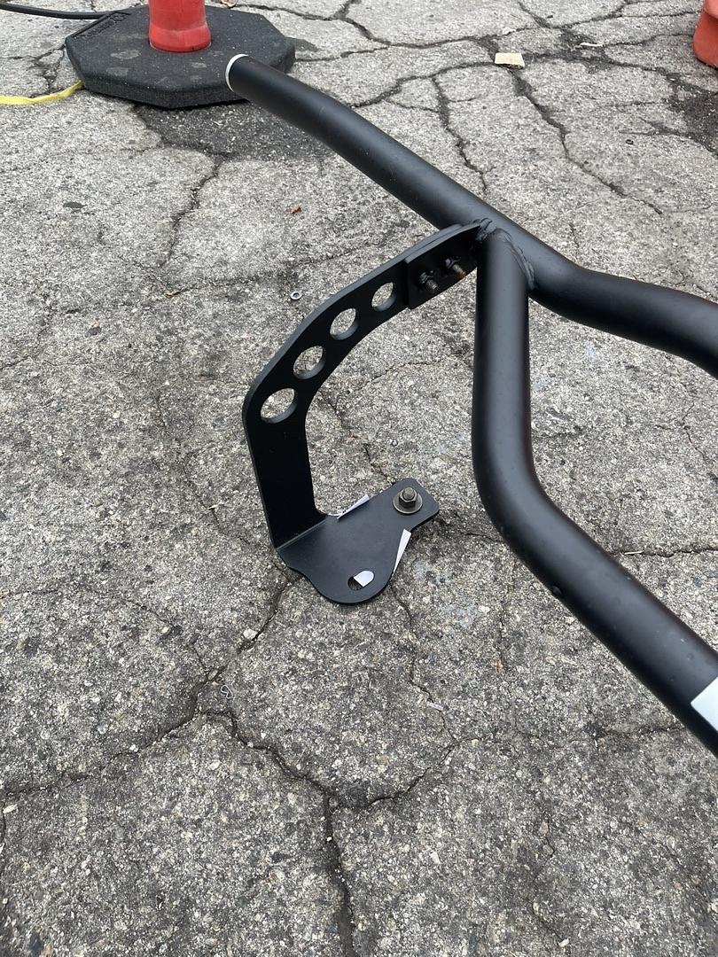 04-14 ford f-150 rear bumper guard black with silver