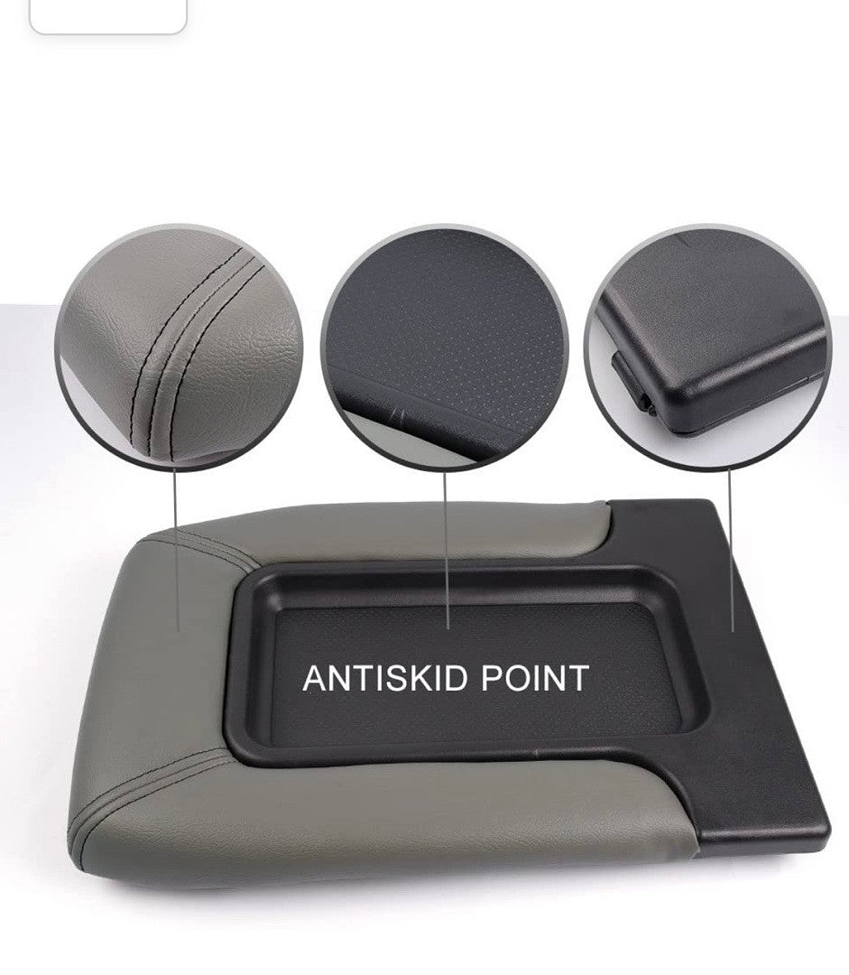 01-07 Chevy Silverado Center Console Lid Kit Arm Rest Latch Black