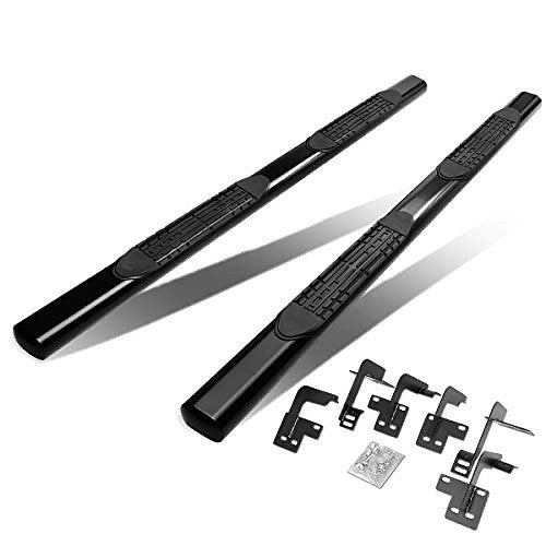 19-20 ram 1500 quad cab STEPB-4-891-BK 2Pcs Powdercoated Steel 4 Inches Wide Oval Tubing Nerf Bar