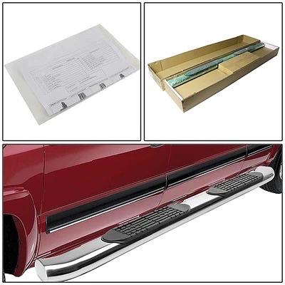 19-0n chevy silverado 1500 ext cab Chrome 4inch running boards