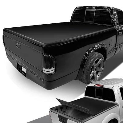 For 2000 to 2004 Dakota 5.25' Fleetside Bed Soft Top Tri-Fold Tonneau Cover 00 01 02 03 04