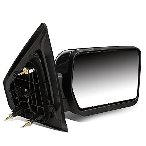 DNA Motoring TWM-019-T222-CH-AM R Manual Adjustment Towing Side Mirror Right/Passenger Side Compatible With 04-14 F-150
