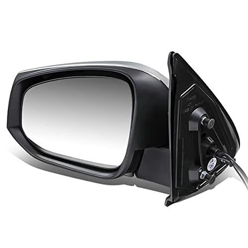 Left Driver Folding Side Mirror Compatible with Tacoma 16-17,Powered Adjust+Heated+Turn Signal+Blind Spot Detection,Black/Chrome