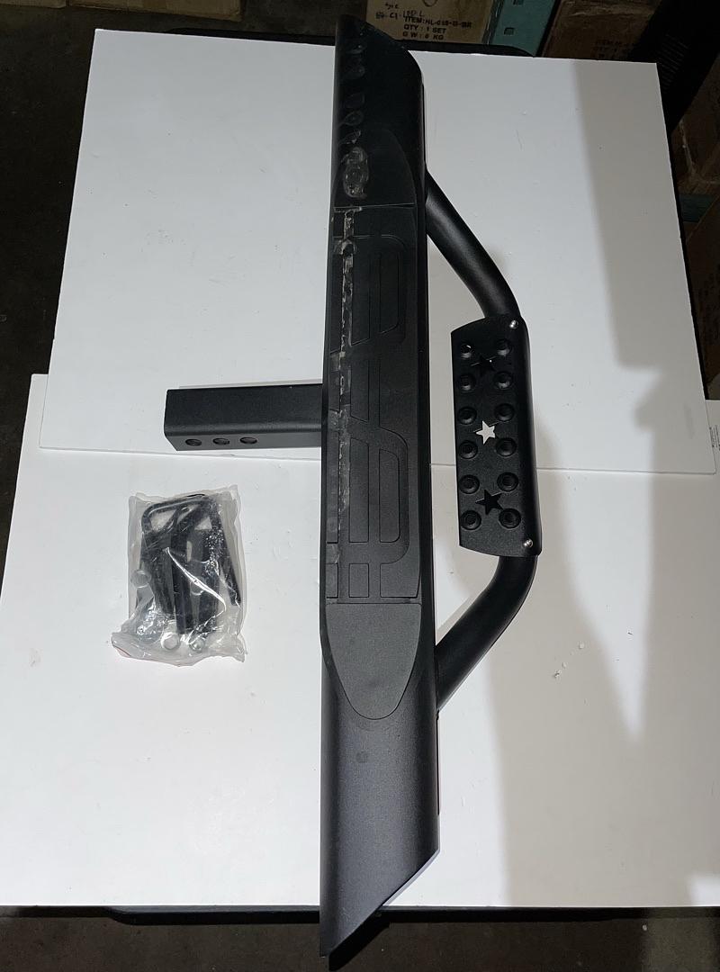 . Pickup Truck SUV 2" Receiver Heavy Duty Steel 3.75"OD Oval Towing Hitch Step Bar Universal