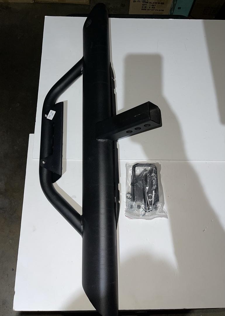 . Pickup Truck SUV 2" Receiver Heavy Duty Steel 3.75"OD Oval Towing Hitch Step Bar Universal