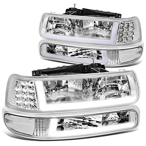 HL-LB-CSIL99-CH-CL1. Chevy Silverado / Tahoe / Suburban LED Headlights For 1999 To 2006