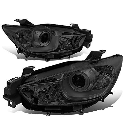 Smoke Lens Factory Style Projector Headlights Replacement For 13-16 CX-5