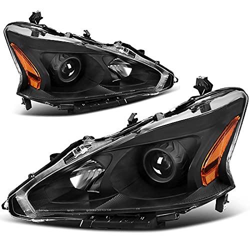 Projector Headlight Assembly Compatible with 2013 2014 2015/13 14 15 Altima 4-Door Sedan(Not for Coupe)