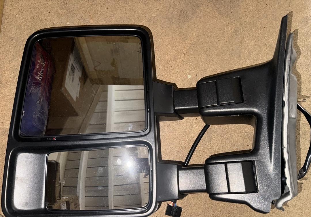 08-16 Ford F-250 F-350 F-450 Super Duty Powered Towing Mirror Heat LED Signal Driver Left Side Mirror