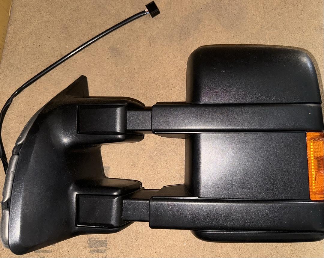 08-16 Ford F-250 F-350 F-450 Super Duty Powered Towing Mirror Heat LED Signal Driver Left Side Mirror