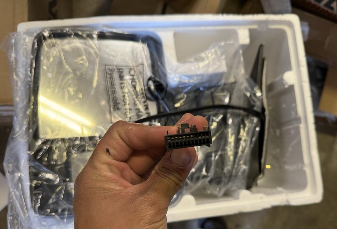 08-16 Ford F-250 F-350 F-450 Super Duty Powered Towing Mirror Heat LED Signal Driver Left Side Mirror