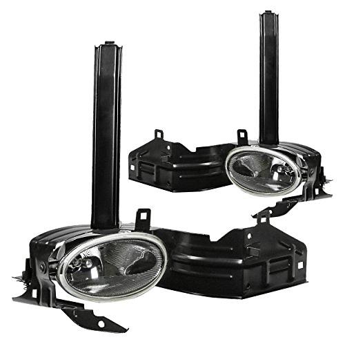 Front Bumper Fog Light Driver & Passenger Side Enhance visibility [Compatible with 08-10 Honda Accord Coupe]