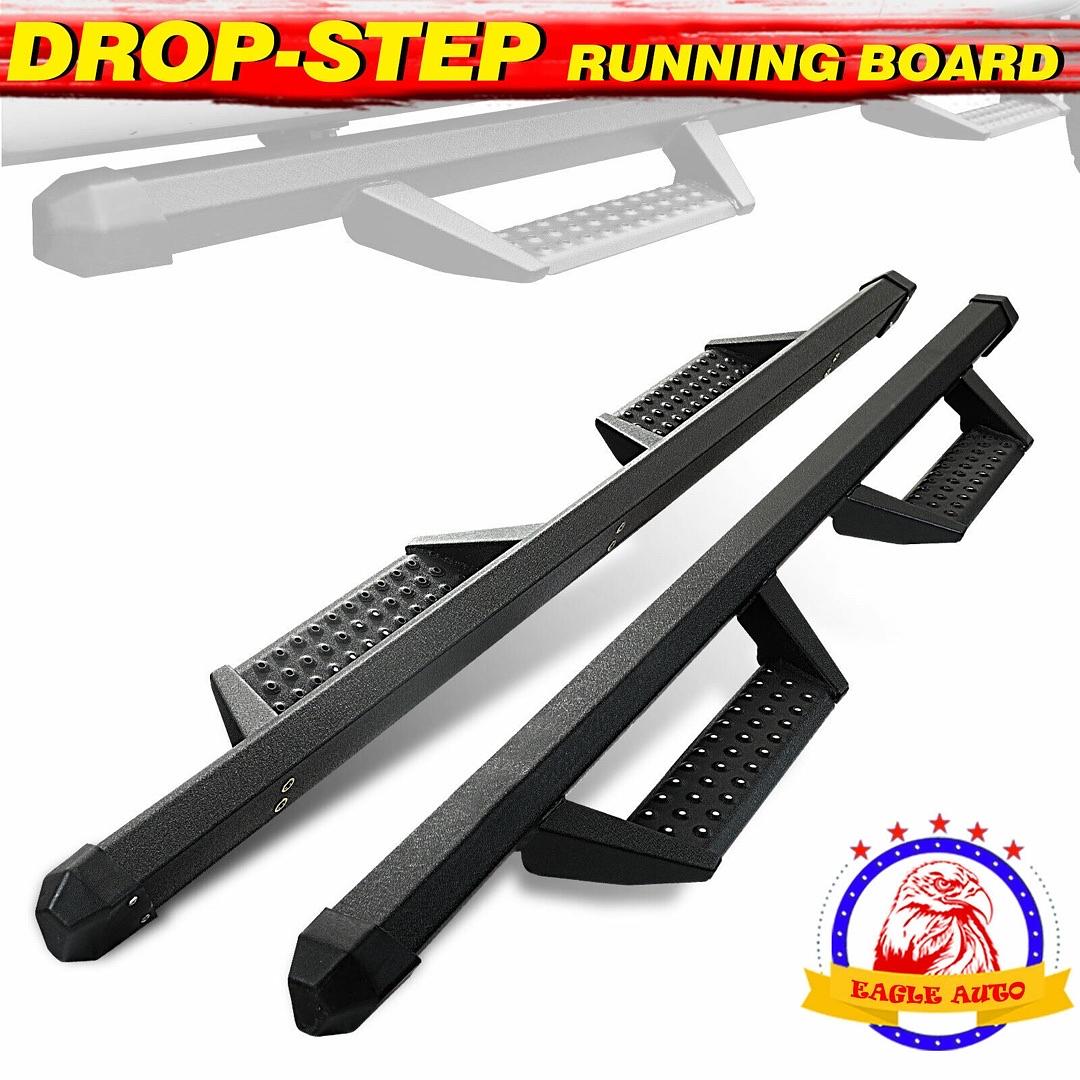 07-18 Chevy Silverado extended cab black running board