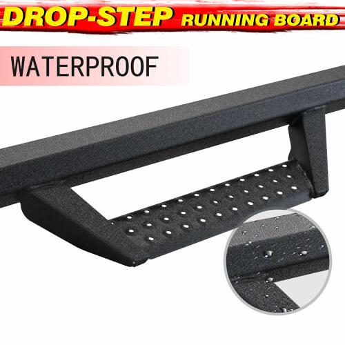 07-18 Chevy Silverado extended cab black running board