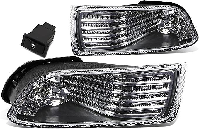 Front Bumper Fog Light Driver & Passenger Side Enhance visibility [Compatible with 05-10 Scion Tc]