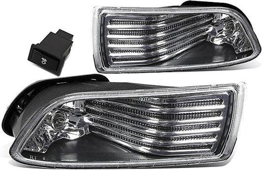Front Bumper Fog Light Driver & Passenger Side Enhance visibility [Compatible with 05-10 Scion Tc]