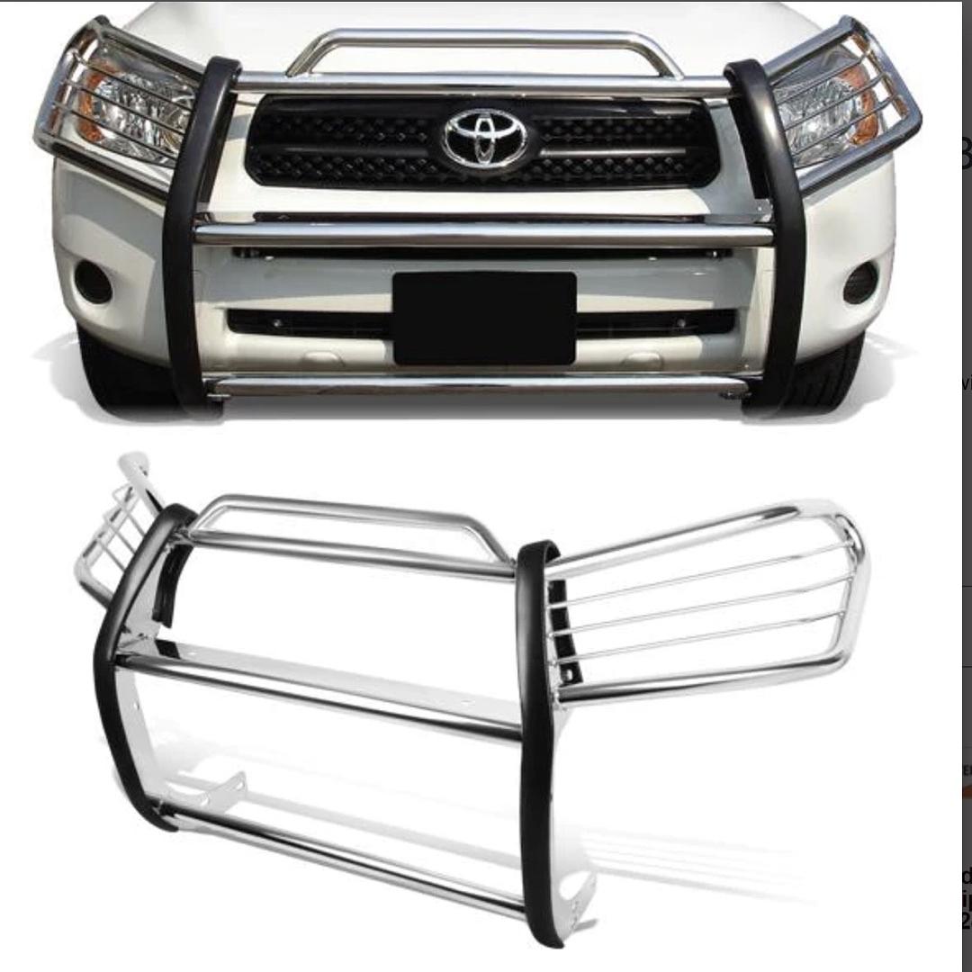 Front Bumper Brush Grille Guard Compatible with 01-05 Rav4