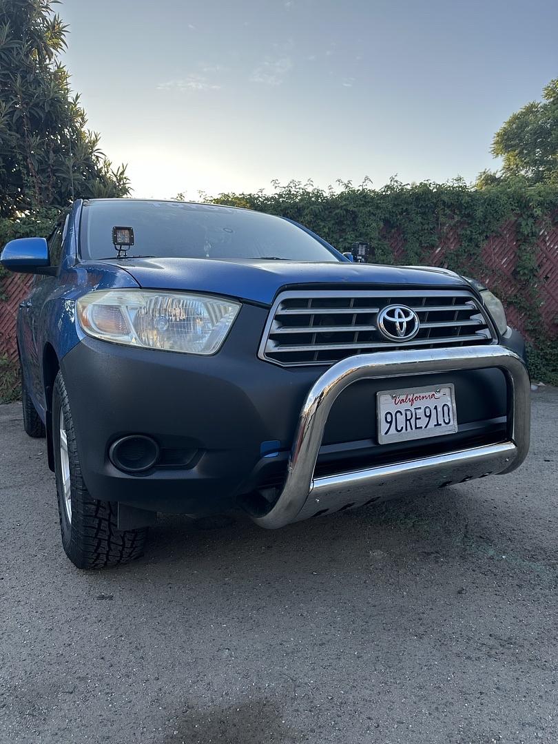 (No Hardware) BURB-033-SS Silver 3" Stainless Steel Front Bumper Push Bull Bar Replacement For 08-13 Highlander