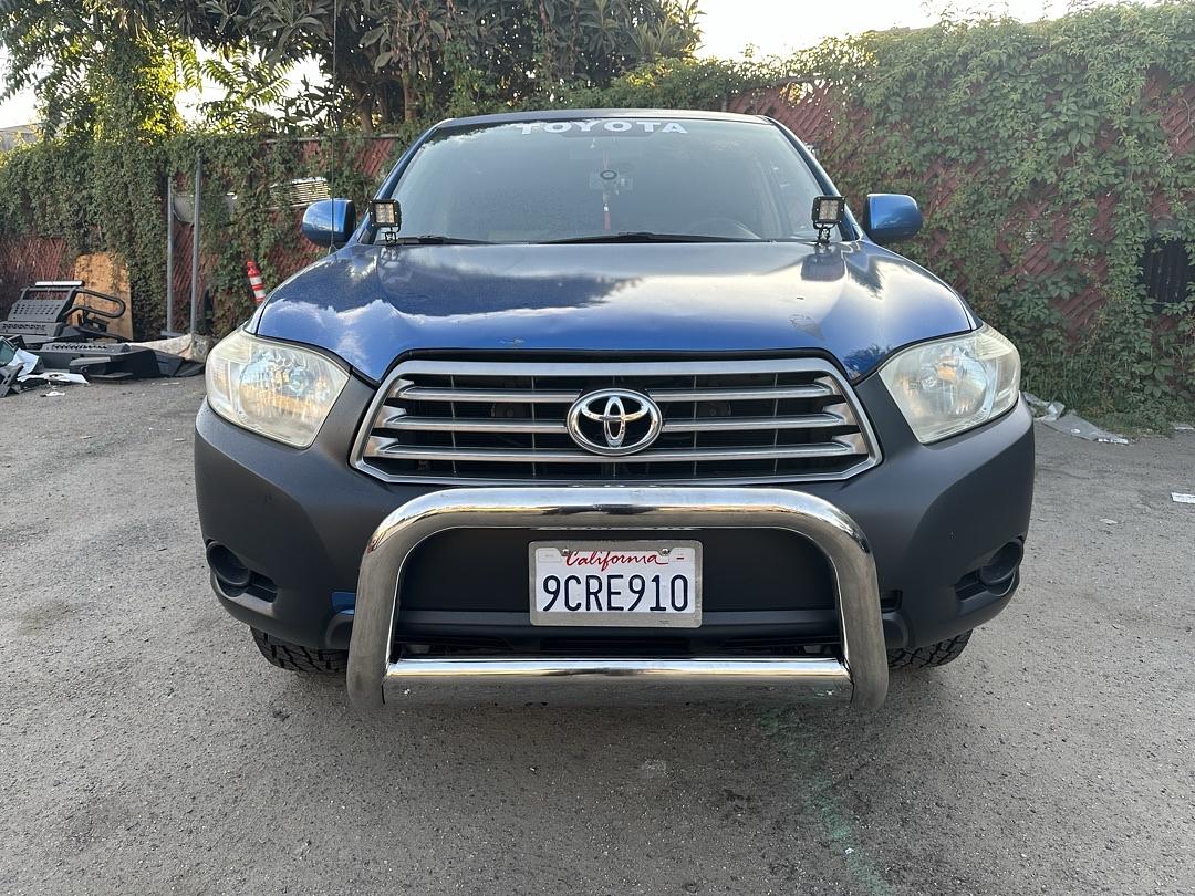 (No Hardware) BURB-033-SS Silver 3" Stainless Steel Front Bumper Push Bull Bar Replacement For 08-13 Highlander