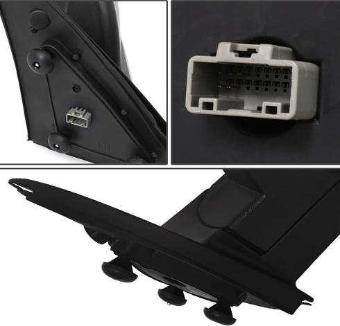 Factory Style Right Side Powered Rear View Mirror W/Heated Compatible with 07-13 Tundra