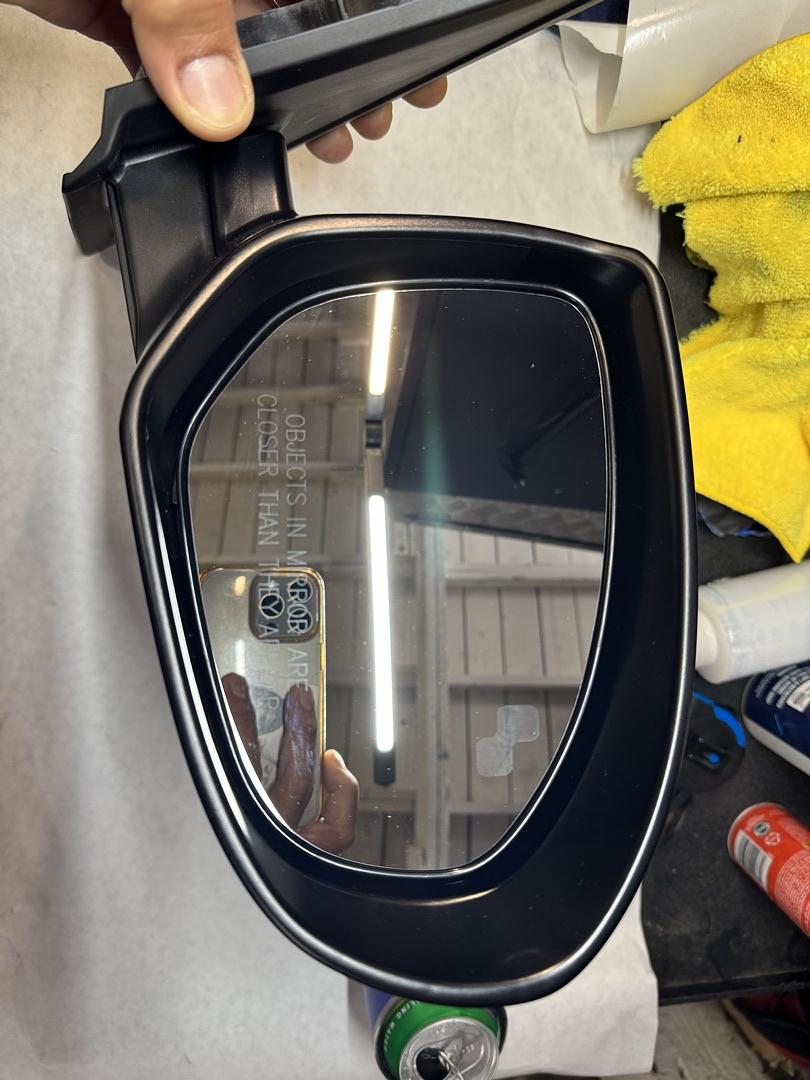 Mazda 3 Passenger Side Power / Blind Spot Mirror for 2012 to 2013