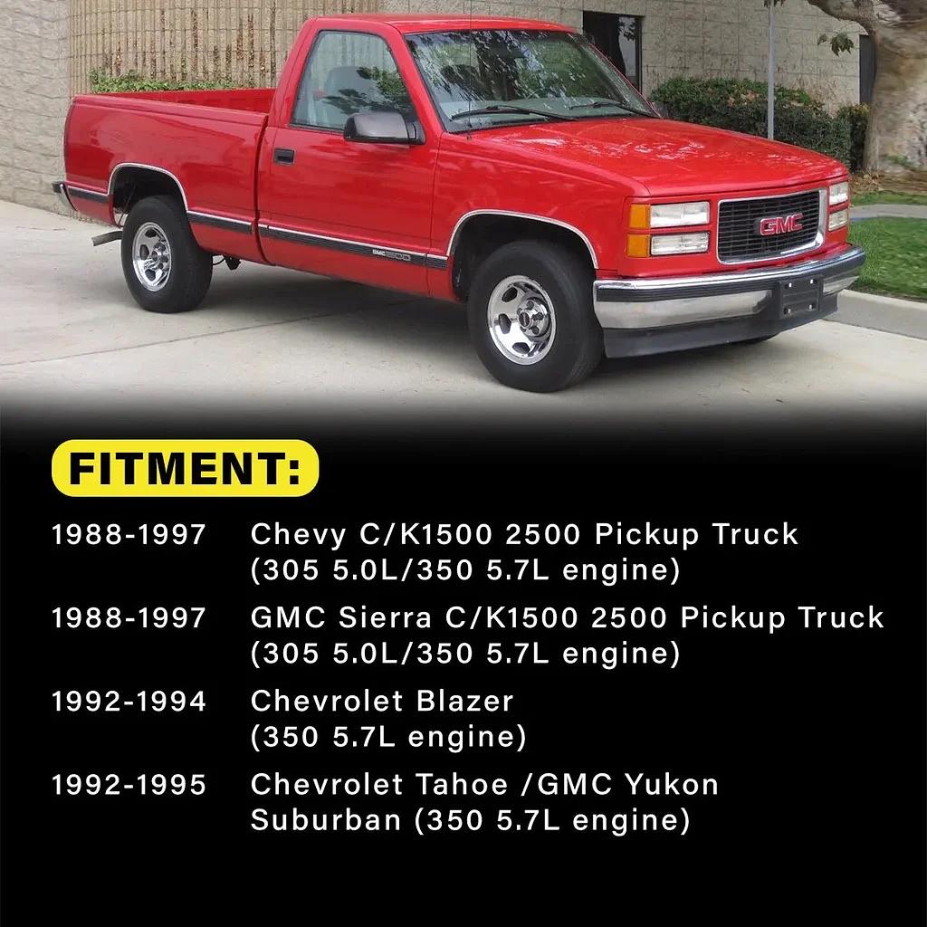 1988 to 1997 Chevy GMC C/K Series High-Performance 2-PC Stainless Steel Exhaust Header Kit