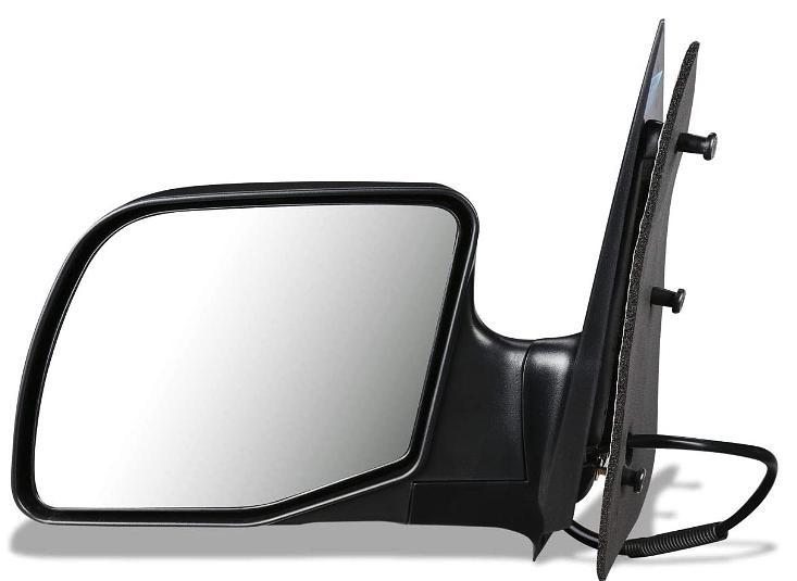 OE Style Powered Driver/Left Side View Door Mirror Compatible with 94-04 E150 E250 Econoline