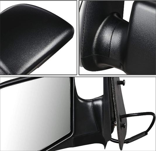 OE Style Powered Driver/Left Side View Door Mirror Compatible with 94-04 E150 E250 Econoline
