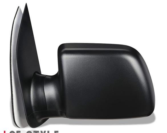 OE Style Powered Driver/Left Side View Door Mirror Compatible with 94-04 E150 E250 Econoline