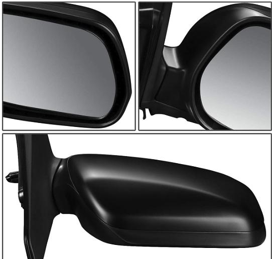 Factory Style Manual Right Side Door Mirror Compatible with 01-05 Toyota Rav4