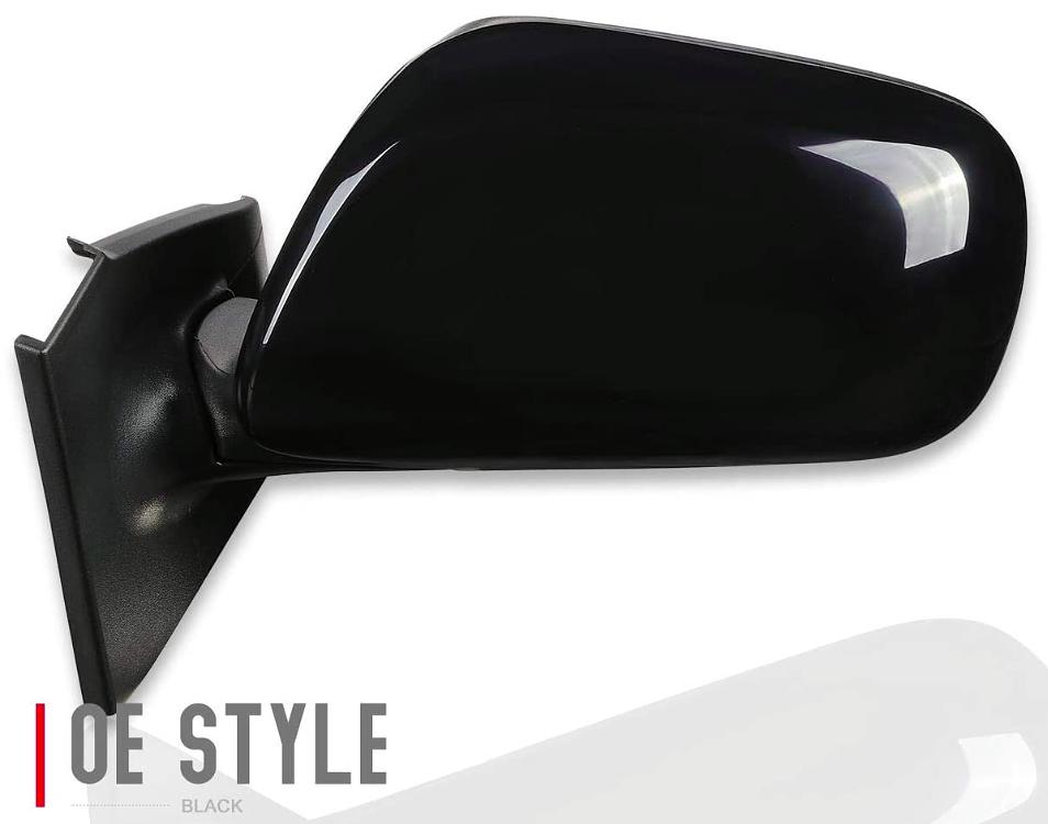Factory Style Manual Left Side Door Mirror Compatible with 06-11 Toyota Yaris Hatchback