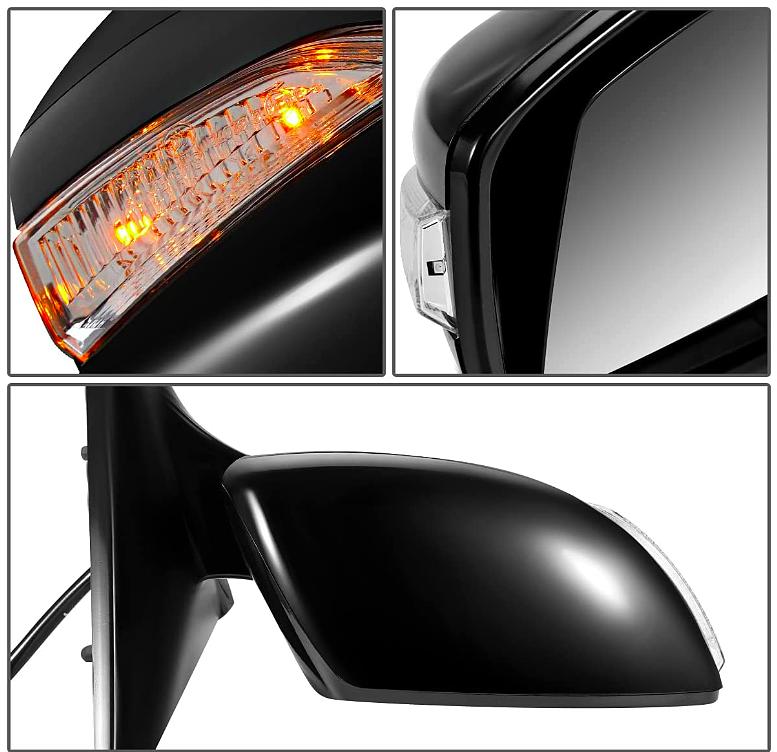 Heated Powered Adjustment Right Passenger Folding Side Mirror w/ Turn Signal Compatible with 2016-2020 Maxima