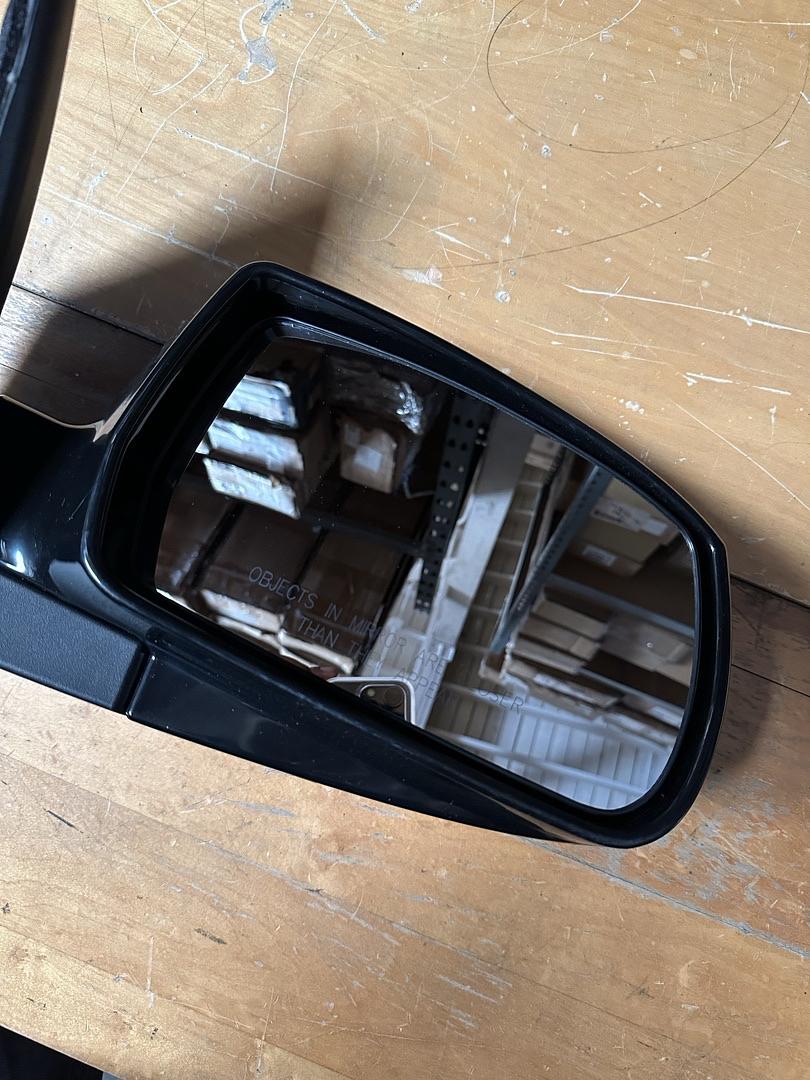 11-14 Hyundai Sonata Passenger Right Side Powered Adjustment Black Mirror With Heating Element