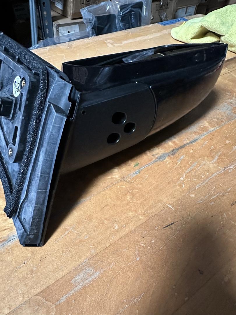 11-14 Hyundai Sonata Passenger Right Side Powered Adjustment Black Mirror With Heating Element