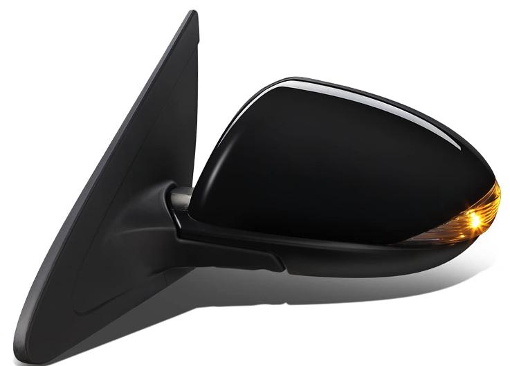 Left Side Power Adjustment Heated Folding Rear View Mirror w/Turn Signal Compatible with 10-13 Mazda 3