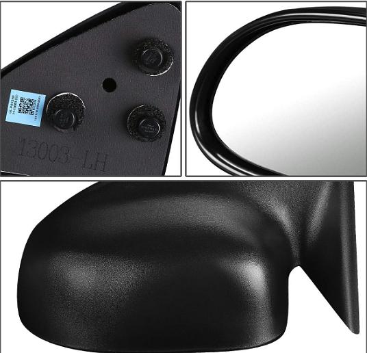 Factory Style Manual Adjustment Mirror Right Side View Door Mirror Compatible with 97-04 Dakota Durango