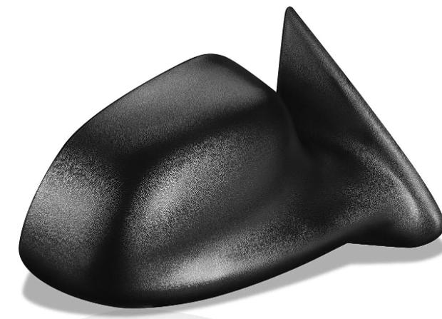 Factory Style Manual Adjustment Mirror Right Side View Door Mirror Compatible with 97-04 Dakota Durango