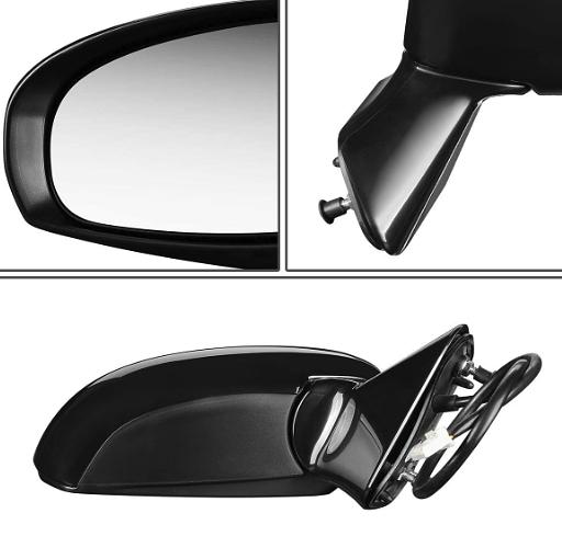 Factory Style Powered+Heated Right Side View Door Mirror Compatible with 09-12 Toyota Venza