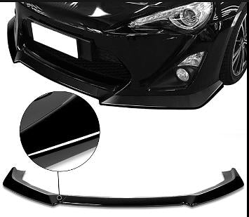 OB 2-PU-506-PBK 13-16 Scion FRS glossy black front bumper lip Cs Style