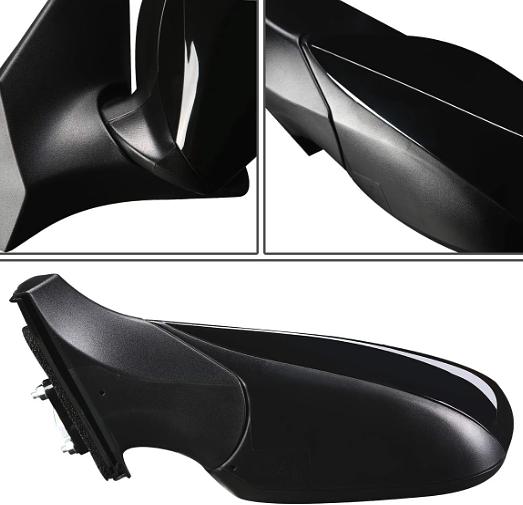 Factory Style Powered+Heated Left Side Door Rear View Mirror Compatible with 2011-2013 Elantra Sedan
