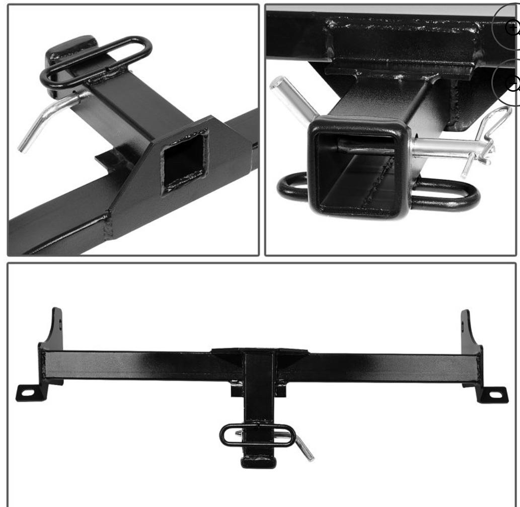 07-10 Jeep Patriot Compass 2 inches Class 3 Trailer Towing Hitch Receiver Replacement W/ hitch pin missing Hw