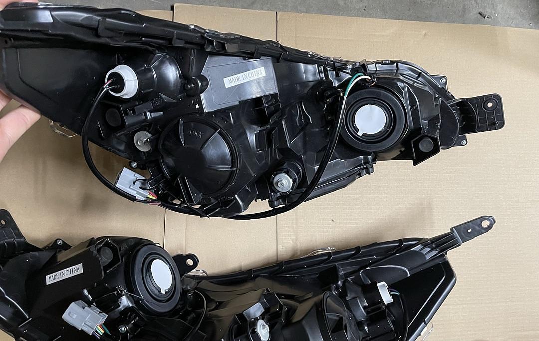 Chrome Housing Amber Corner Projector Headlights Replacement For 10-14 Legacy Outback