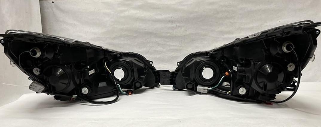 Chrome Housing Amber Corner Projector Headlights Replacement For 10-14 Legacy Outback