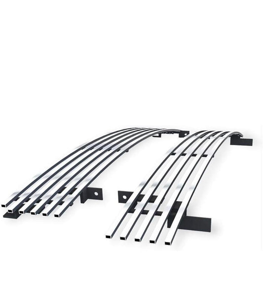 APS Compatible with Chevy Silverado 2500 3500 2001-2002 Main Upper Stainless Steel Chrome Billet Grille Grill Insert C85326A