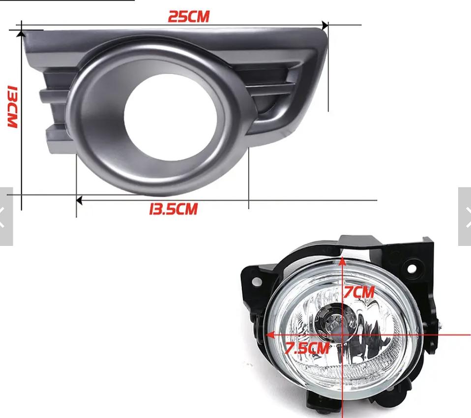 CNWJ201306070 Fog Lamp Driving Light For Ford Ranger PK 2009-2011 Facelift with Grey Cover