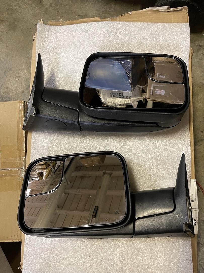 1994 to 1997 Dodge Ram Manual Towing Mirrors Espejos Retrovisores Manuales