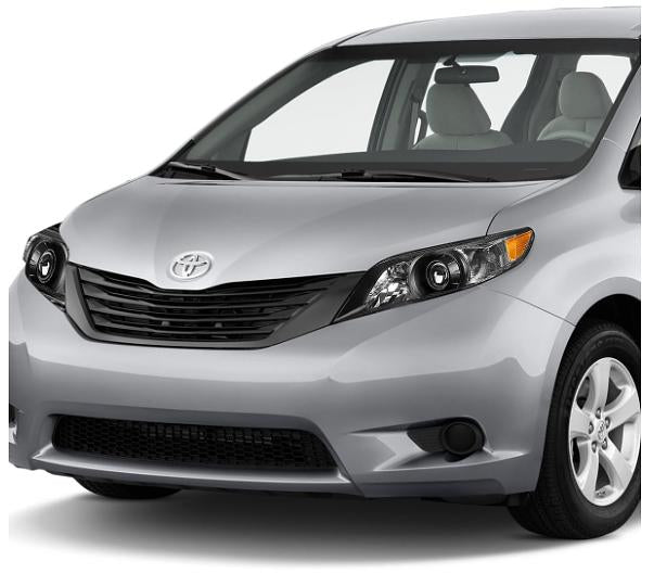 11-20 Toyota Sienna headlights black amber